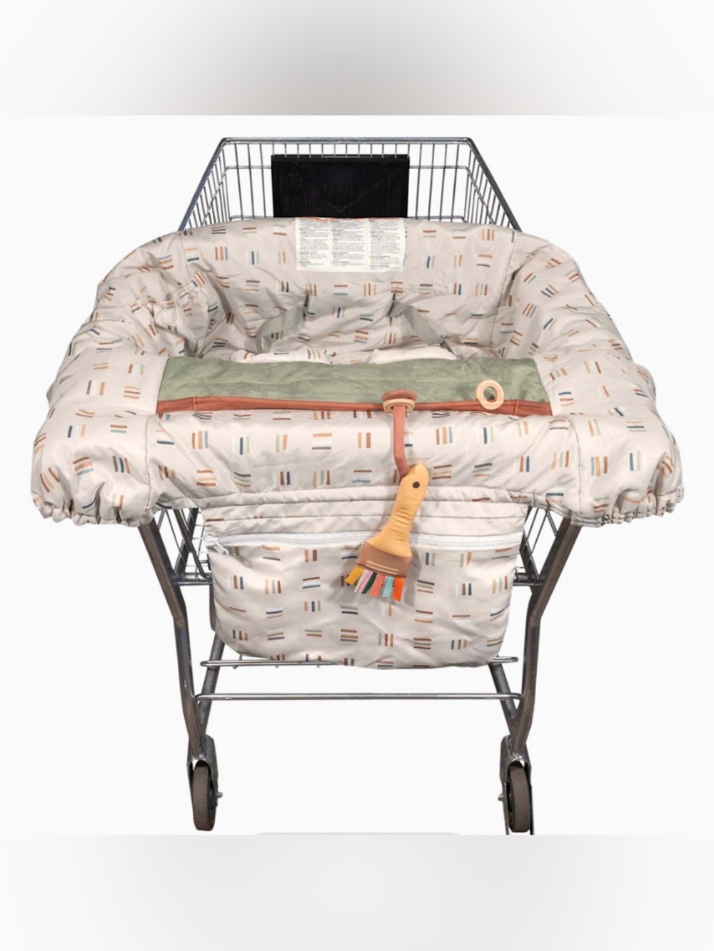 Boppy Shopping Cart Cover - Paintbox pattern